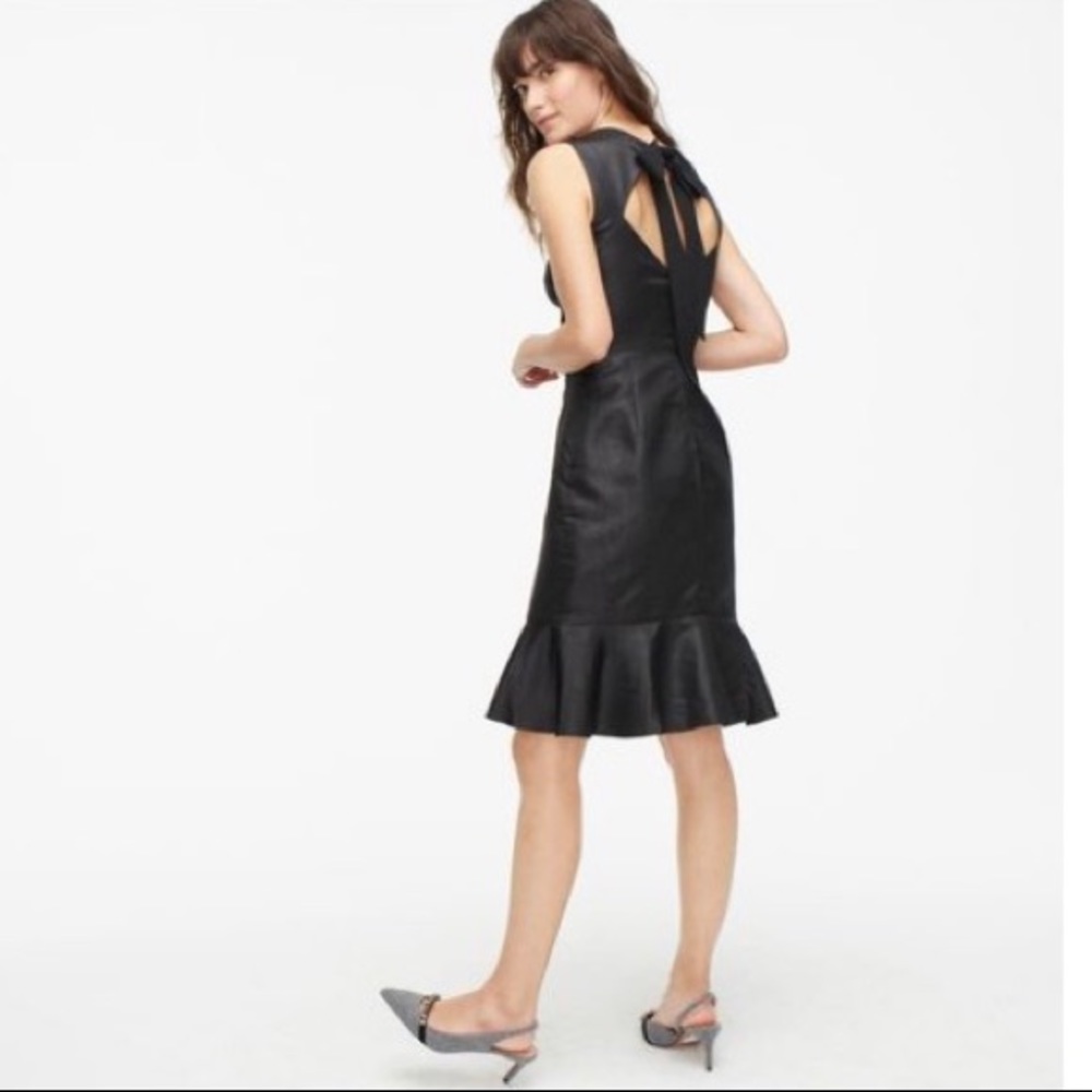 J Crew Ruffle Hem Sheeth Dress